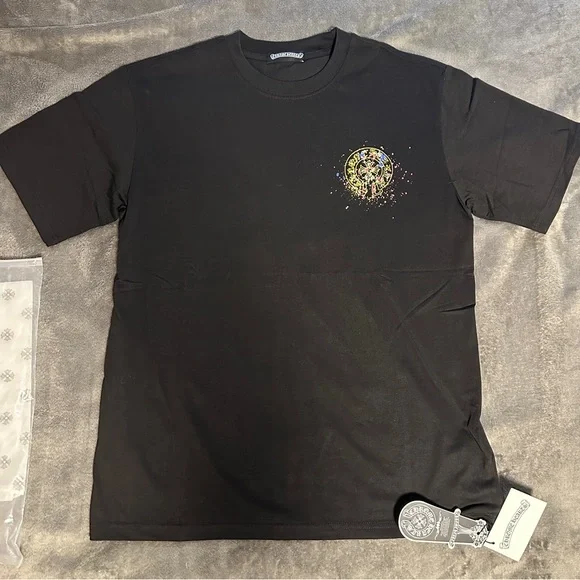 Chrome Heartsダガージップcroptop tee ブラックビンテージ Chrome Hearts Crop Long Sleeve - Small | Depop